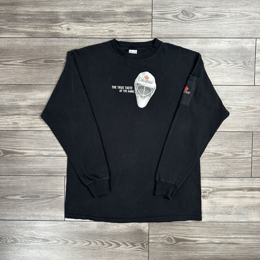 Y2K Molson Canadian “The True Taste Of The Game” Longsleeve